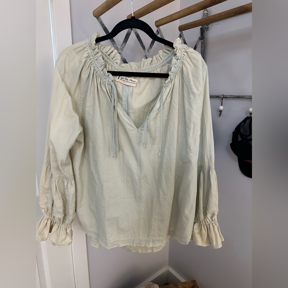 We The Free pheasant cotton top.